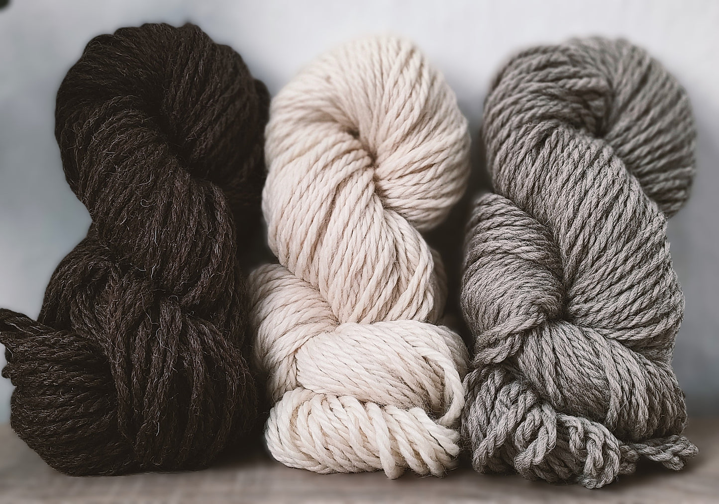 "BARROCO" DE LANA MERINO - COLOR CRUDO - LANA 100% NATURAL