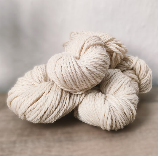 "BARROCO" DE LANA MERINO - COLOR CRUDO - LANA 100% NATURAL