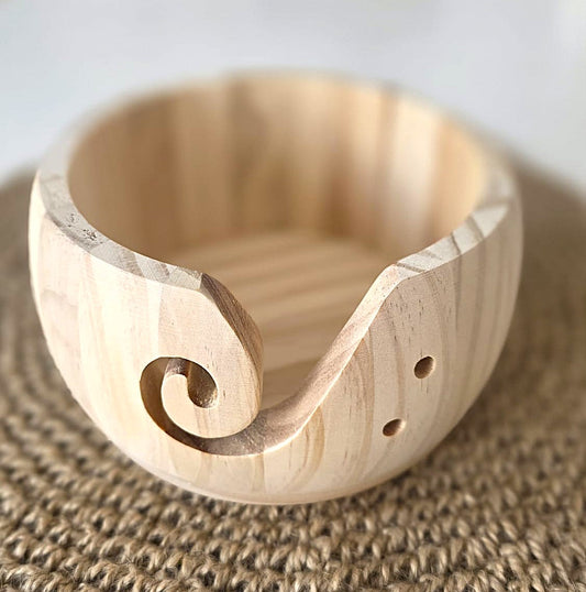 CUENCO DE MADERA PARA OVILLOS